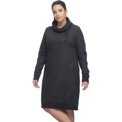 Robe pull femme Ragwear Chloe SOLID plus Gris 48 - Publicité Robe pull femme Ragwear Chloe SOLID plus Gris 48 - Publicité