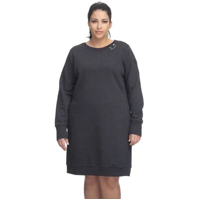 Robe pull femme Ragwear Menita Organic Plus Gris 44 - Publicité Robe pull femme Ragwear Menita Organic Plus Gris 44 - Publicité