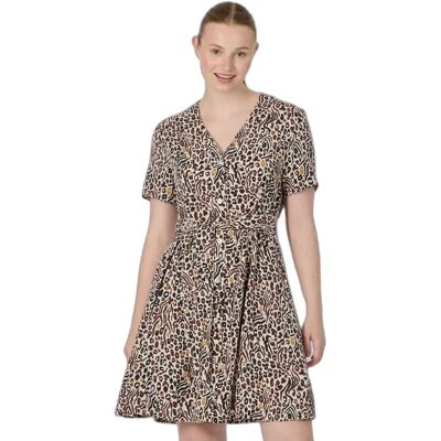 Robe courte femme Ragwear Kveeda Print Marron XL - Publicité Robe courte femme Ragwear Kveeda Print Marron XL - Publicité