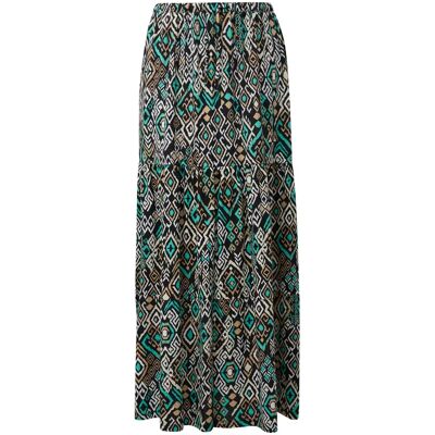 Jupe à volants coupe ample avec motif all-over femme s.Oliver Noir 36 - Publicité Jupe à volants coupe ample avec motif all-over femme s.Oliver Noir 36 - Publicité