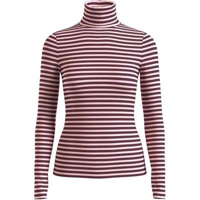 T-shirt à manches longues coupe ajustée col roulé femme s.Oliver Rose 44 - Publicité T-shirt à manches longues coupe ajustée col roulé femme s.Oliver Rose 44 - Publicité