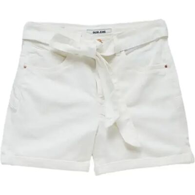 Short femme Salsa Jeans Faith Blanc 28 - Publicité Short femme Salsa Jeans Faith Blanc 28 - Publicité