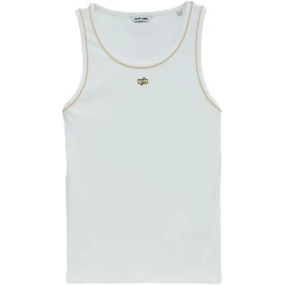 Débardeur avec fils lurex femme Salsa Jeans Basic Blanc S - Publicité Débardeur avec fils lurex femme Salsa Jeans Basic Blanc S - Publicité