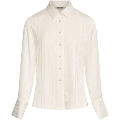 Chemise en satin rayé femme Salsa Jeans Blanc M - Publicité Chemise en satin rayé femme Salsa Jeans Blanc M - Publicité