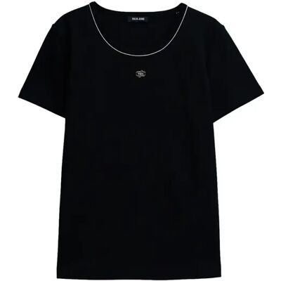 T-shirt avec lurex femme Salsa Jeans Basic Noir S - Publicité T-shirt avec lurex femme Salsa Jeans Basic Noir S - Publicité