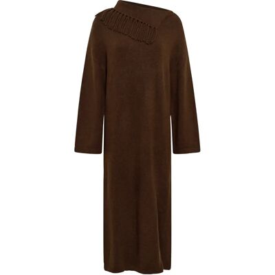 Robe pull manches longues femme Soaked in Luxury Slhedaya Marron S - Publicité Robe pull manches longues femme Soaked in Luxury Slhedaya Marron S - Publicité