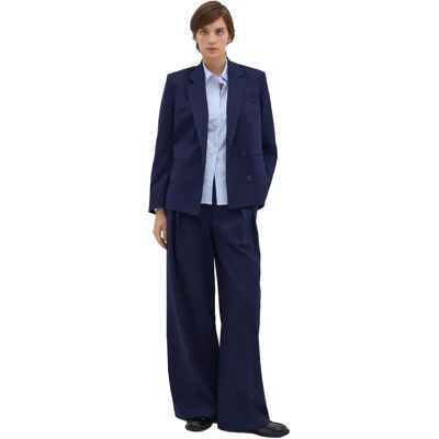 Blazer croisé femme Stefanel Bleu 44 - Publicité Blazer croisé femme Stefanel Bleu 44 - Publicité