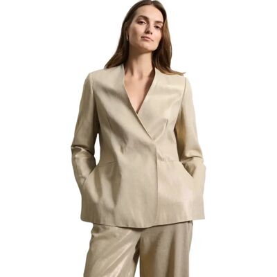 Blazer femme Stefanel Doré 48 - Publicité Blazer femme Stefanel Doré 48 - Publicité