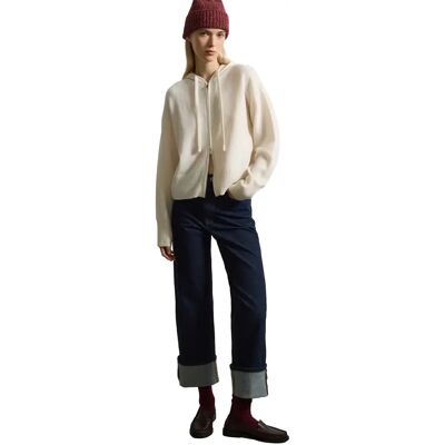Jeans Straight en coton femme Stefanel Bleu 38 - Publicité Jeans Straight en coton femme Stefanel Bleu 38 - Publicité