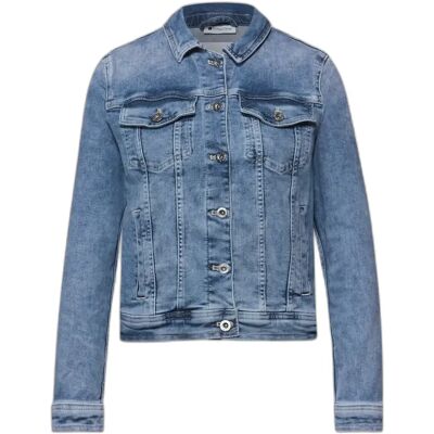 Veste en jean femme Street One QR Style Bleu 34 - Publicité Veste en jean femme Street One QR Style Bleu 34 - Publicité