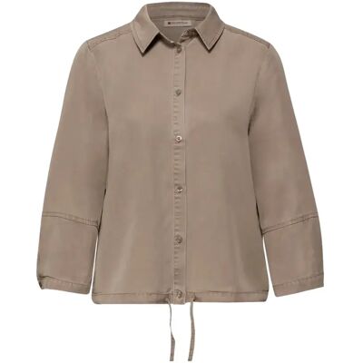 Blouse à col chemise femme Street One LTD QR Beige 34 - Publicité Blouse à col chemise femme Street One LTD QR Beige 34 - Publicité