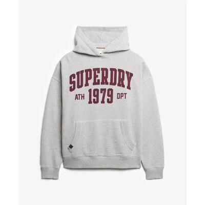 Sweatshirt à capuche femme Superdry Athletic Essentials Gris M - Publicité Sweatshirt à capuche femme Superdry Athletic Essentials Gris M - Publicité