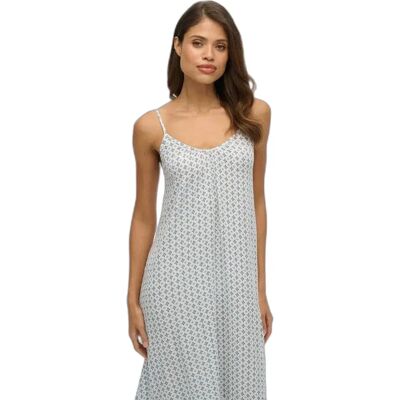 Robe caraco longue femme Superdry Bleu L - Publicité Robe caraco longue femme Superdry Bleu L - Publicité