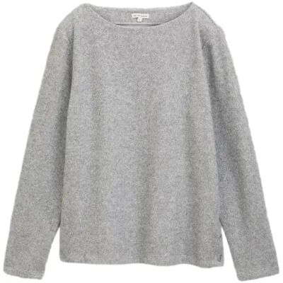 Pull avec détails boutonnés femme Tom Tailor Gris M - Publicité Pull avec détails boutonnés femme Tom Tailor Gris M - Publicité