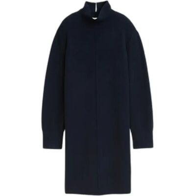 Robe en tricot avec col montant femme Tom Tailor Bleu 38 - Publicité Robe en tricot avec col montant femme Tom Tailor Bleu 38 - Publicité