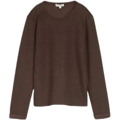 Pull effet chiné femme Tom Tailor Marron 3XL - Publicité Pull effet chiné femme Tom Tailor Marron 3XL - Publicité
