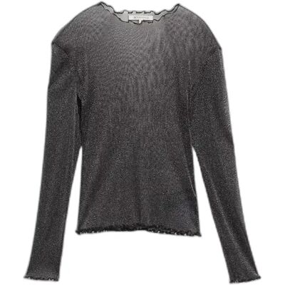 T-shirt manches longues pailleté mesh femme Tom Tailor Denim Noir S - Publicité T-shirt manches longues pailleté mesh femme Tom Tailor Denim Noir S - Publicité
