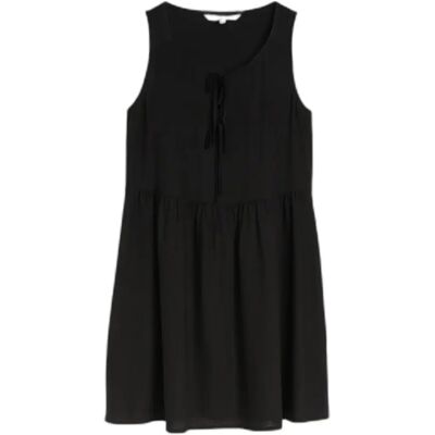 Robe mini en lin mélange avec rubans femme Tom Tailor Denim Noir XL - Publicité Robe mini en lin mélange avec rubans femme Tom Tailor Denim Noir XL - Publicité