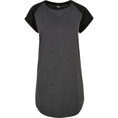 Robe T-shirt raglan femme Urban Classics Contrast Marron S - Publicité Robe T-shirt raglan femme Urban Classics Contrast Marron S - Publicité