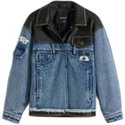 Veste en jean fille Desigual Sunny Mickey Bleu 11/12 ans - Publicité Veste en jean fille Desigual Sunny Mickey Bleu 11/12 ans - Publicité