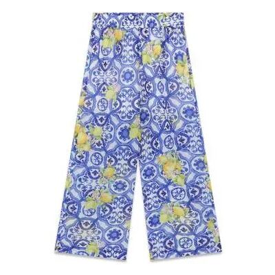 Pantalon en mousseline fille Guess Palazzo Bleu 10 ans - Publicité Pantalon en mousseline fille Guess Palazzo Bleu 10 ans - Publicité