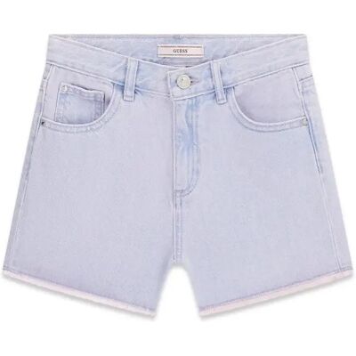 Short en jean fille Guess Overdye Rose 7 ans - Publicité Short en jean fille Guess Overdye Rose 7 ans - Publicité