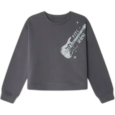 Sweatshirt fille Pepe Jeans Alanis Gris 12 ans - Publicité Sweatshirt fille Pepe Jeans Alanis Gris 12 ans - Publicité