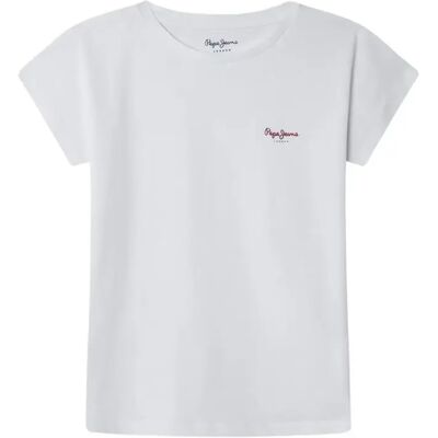 T-shirt fille Pepe Jeans Gigi Blanc 8 ans - Publicité T-shirt fille Pepe Jeans Gigi Blanc 8 ans - Publicité