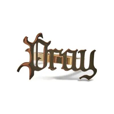 Bague Urban Classics Pray Chunky Doré S/M - Publicité Bague Urban Classics Pray Chunky Doré S/M - Publicité