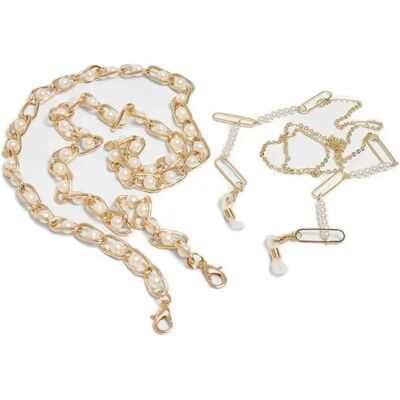 bijoux avec perles Urban Classics Multifunctional (x2) Doré TU - Publicité bijoux avec perles Urban Classics Multifunctional (x2) Doré TU - Publicité