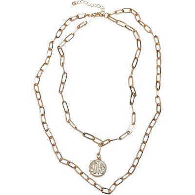 Collier Urban Classics Love Basic Doré TU - Publicité Collier Urban Classics Love Basic Doré TU - Publicité