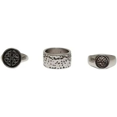 bagues Urban Classics Skull (x3) Argenté S/M - Publicité bagues Urban Classics Skull (x3) Argenté S/M - Publicité