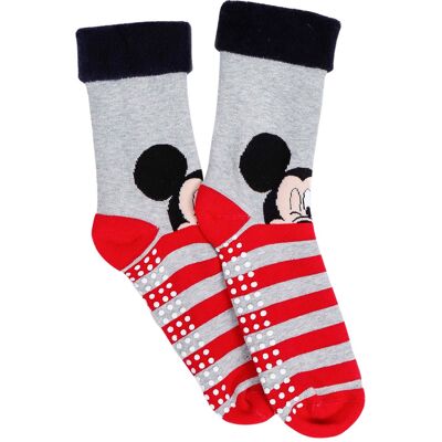 Chaussettes femme Disney Mickey Gris TU - Publicité Chaussettes femme Disney Mickey Gris TU - Publicité