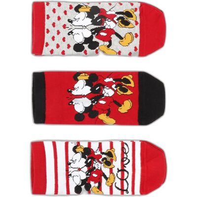 Chaussettes femme Disney M&M Love (x6) Multicolore TU - Publicité Chaussettes femme Disney M&M Love (x6) Multicolore TU - Publicité