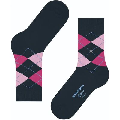 Chaussettes femme Burlington Queen Bleu 36/41 - Publicité Chaussettes femme Burlington Queen Bleu 36/41 - Publicité