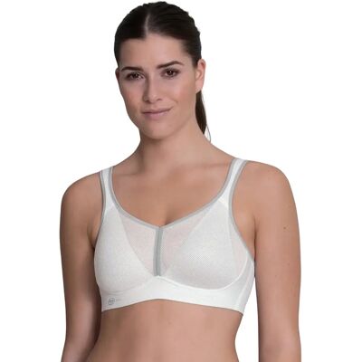Soutien-gorge de sport à coques femme Anita air control Blanc 105A - Publicité Soutien-gorge de sport à coques femme Anita air control Blanc 105A - Publicité