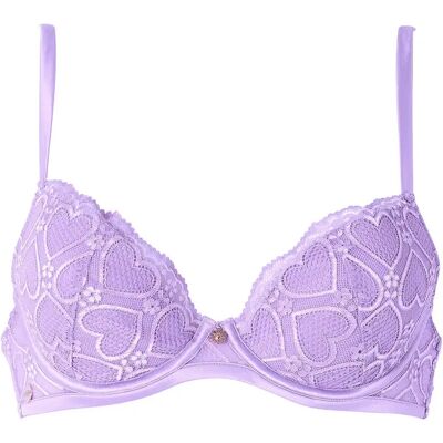 Soutien-gorge femme Brigitte Bardot Chanson Violet 90B - Publicité Soutien-gorge femme Brigitte Bardot Chanson Violet 90B - Publicité