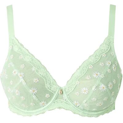 Soutien-gorge femme Brigitte Bardot Delicatesse Vert 100C - Publicité Soutien-gorge femme Brigitte Bardot Delicatesse Vert 100C - Publicité