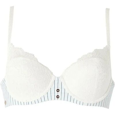 Soutien-gorge coques moulées femme Brigitte Bardot Guinguette Blanc 95B - Publicité Soutien-gorge coques moulées femme Brigitte Bardot Guinguette Blanc 95B - Publicité