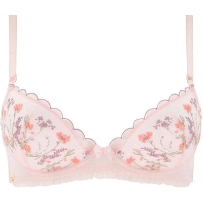 Soutien-gorge coques moulées femme Brigitte Bardot Floraison Rose 95C - Publicité Soutien-gorge coques moulées femme Brigitte Bardot Floraison Rose 95C - Publicité