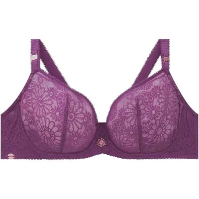 Soutien-gorge armatures grand maintien femme Brigitte Bardot Azalee Violet 100C - Publicité Soutien-gorge armatures grand maintien femme Brigitte Bardot Azalee Violet 100C - Publicité