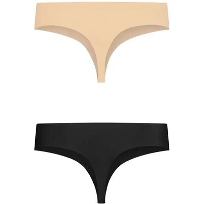 String invisible femme Bye Bra (x2) Beige XL - Publicité String invisible femme Bye Bra (x2) Beige XL - Publicité