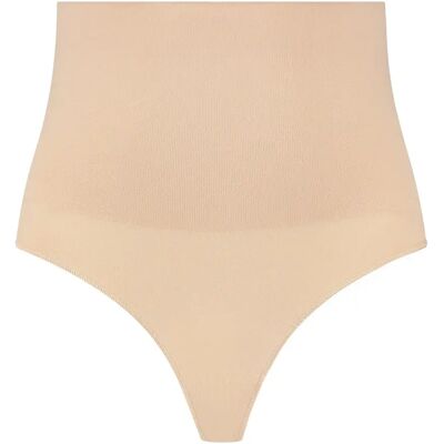 String sans coutures taille haute femme Bye Bra Beige M - Publicité String sans coutures taille haute femme Bye Bra Beige M - Publicité