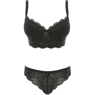 Soutien-gorge bustier armatures femme Freya Fancies Noir 95E - Publicité Soutien-gorge bustier armatures femme Freya Fancies Noir 95E - Publicité