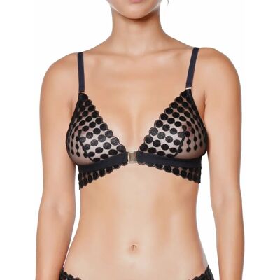 Soutien-gorge bralette femme Huit Deco Noir 42 - Publicité Soutien-gorge bralette femme Huit Deco Noir 42 - Publicité