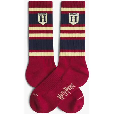 Chaussettes Jimmy Lion Athletic Harry Potter Hogwarts Rouge 36/40 - Publicité Chaussettes Jimmy Lion Athletic Harry Potter Hogwarts Rouge 36/40 - Publicité