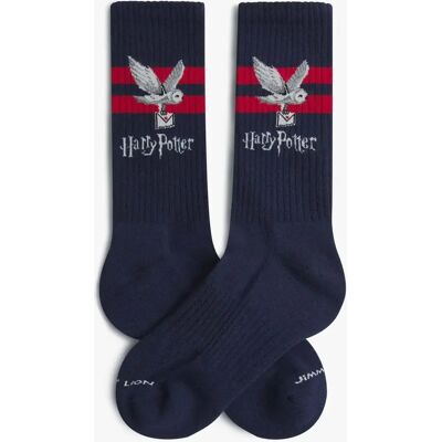 Chaussettes Jimmy Lion Athletic Harry Potter Hedwig Bleu 36/40 - Publicité Chaussettes Jimmy Lion Athletic Harry Potter Hedwig Bleu 36/40 - Publicité
