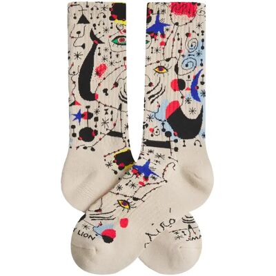 Chaussettes Jimmy Lion Athletic Miro Ciphers and Constelations Beige 41/46 - Publicité Chaussettes Jimmy Lion Athletic Miro Ciphers and Constelations Beige 41/46 - Publicité