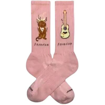 Chaussettes Jimmy Lion Athletic Friends Cat Rose 41/46 - Publicité Chaussettes Jimmy Lion Athletic Friends Cat Rose 41/46 - Publicité