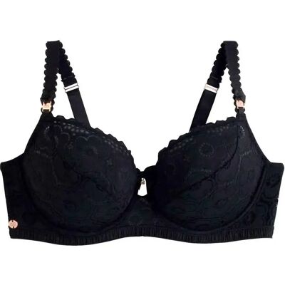 Soutien-gorge armature grand maintien femme Brigitte Bardot Affinité Noir 100C - Publicité Soutien-gorge armature grand maintien femme Brigitte Bardot Affinité Noir 100C - Publicité